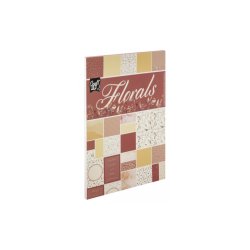 Blok A4 m. designs Florals 250 g. 24 s. 